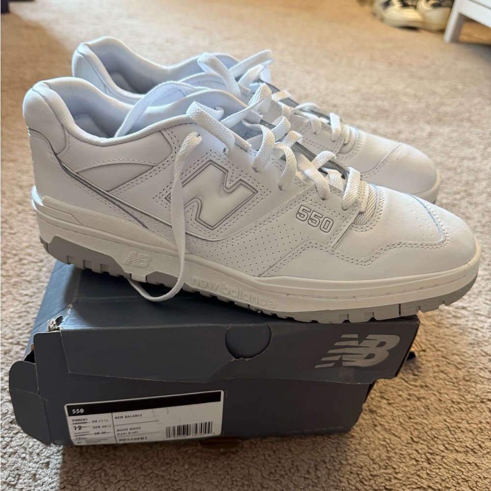 New Balance BB550 White Sneakers
